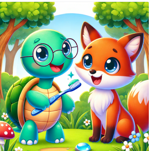 Η Χελώνα και η Αλεπού: Πώς να Πλένεις τα Δόντια σου