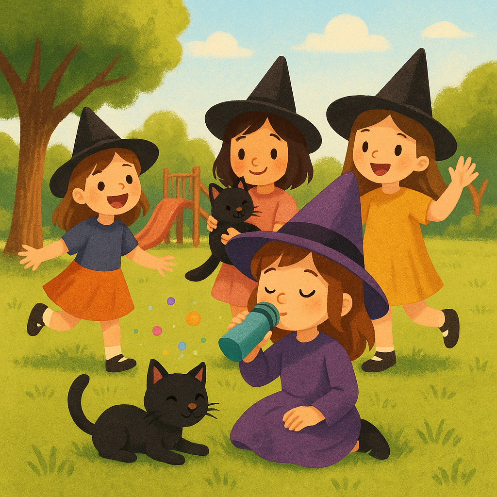 Η Μαγισσούλα, το Πάρκο και το Μαύρο Γατάκι