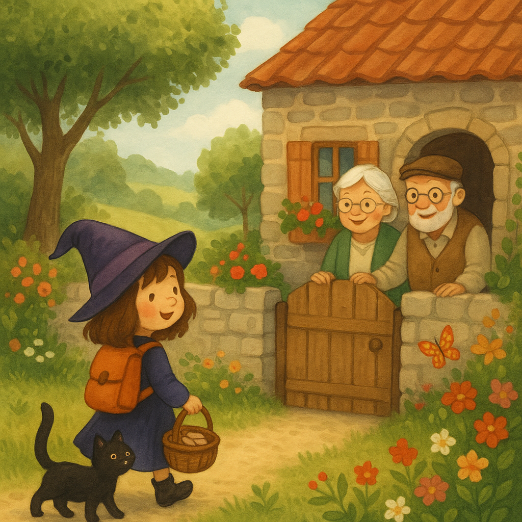 🏡✨ Η Μαγισσούλα και το Ταξίδι στο Μαγικό Χωριό