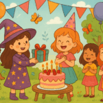 🎉✨ Η Μαγισσούλα και το Πάρτι της Φιλίας