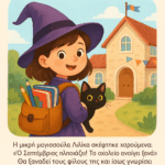 🎒✨ Η Μαγισσούλα και το Άνοιγμα του Σχολείου