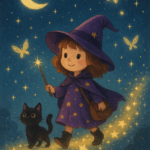 🌟 Η Μαγισσούλα και το Αστρόφωτο Μονοπάτι