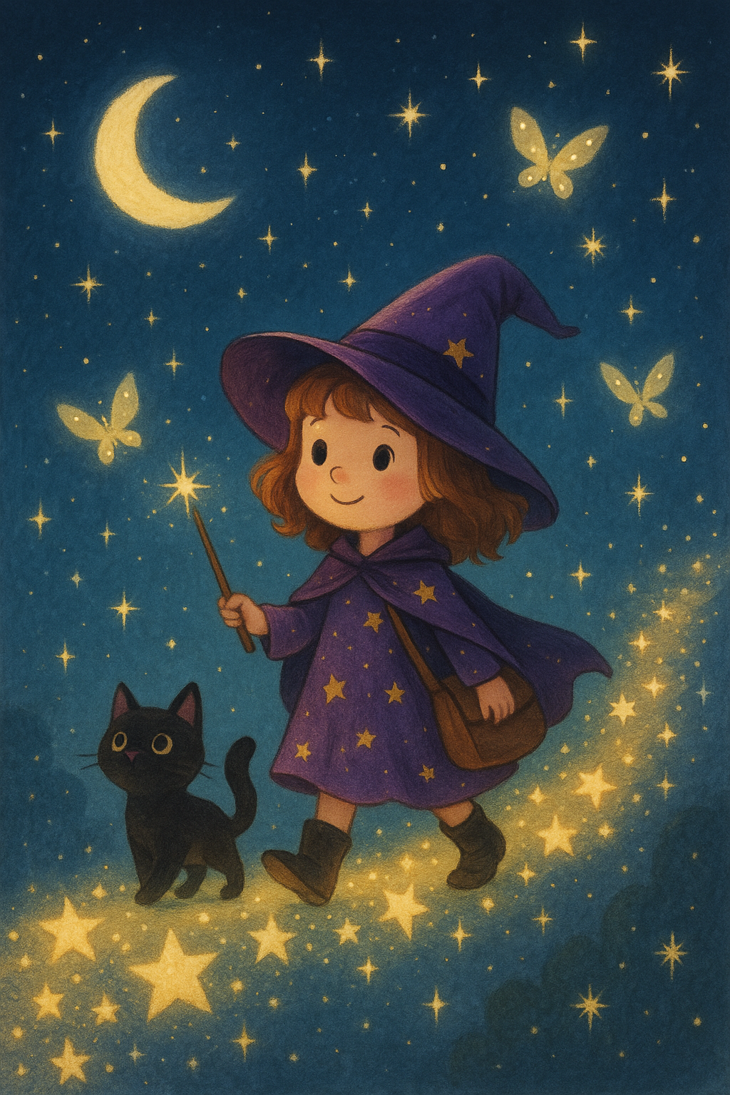 🌟 Η Μαγισσούλα και το Αστρόφωτο Μονοπάτι