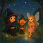🧚‍♀️ Η Μαγισσούλα, το Ξωτικούλι και η Νεραϊδούλα της Λίμνης