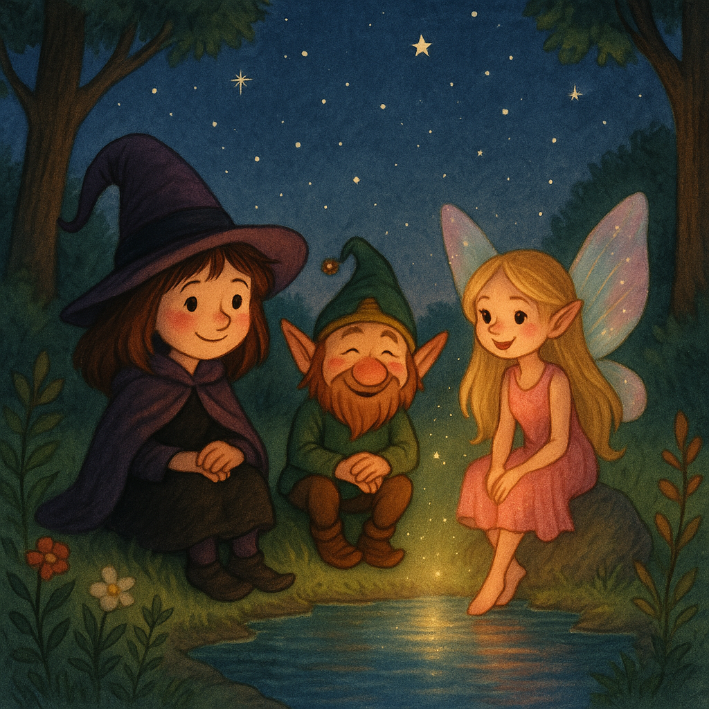 🧚‍♀️ Η Μαγισσούλα, το Ξωτικούλι και η Νεραϊδούλα της Λίμνης