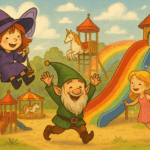 🎠 Η Μαγισσούλα, το Ξωτικούλι και η Νεραϊδούλα στην Παιδική Χαρά της Μαγείας