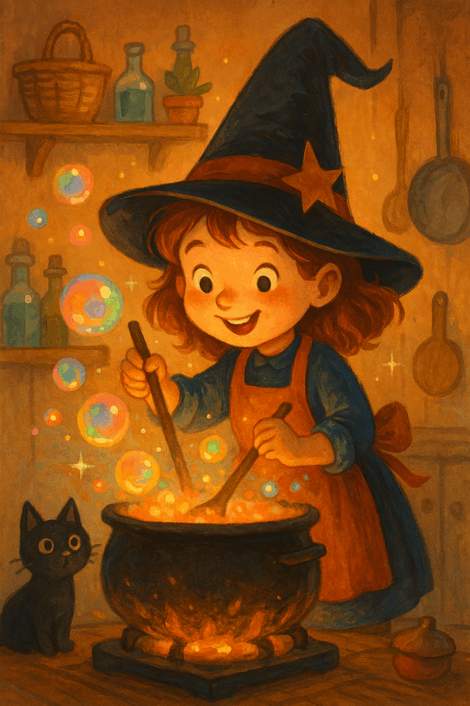 🧙‍♀️ Η Μαγισσούλα και το Μαγικό Ξόρκι της Κατσαρόλας