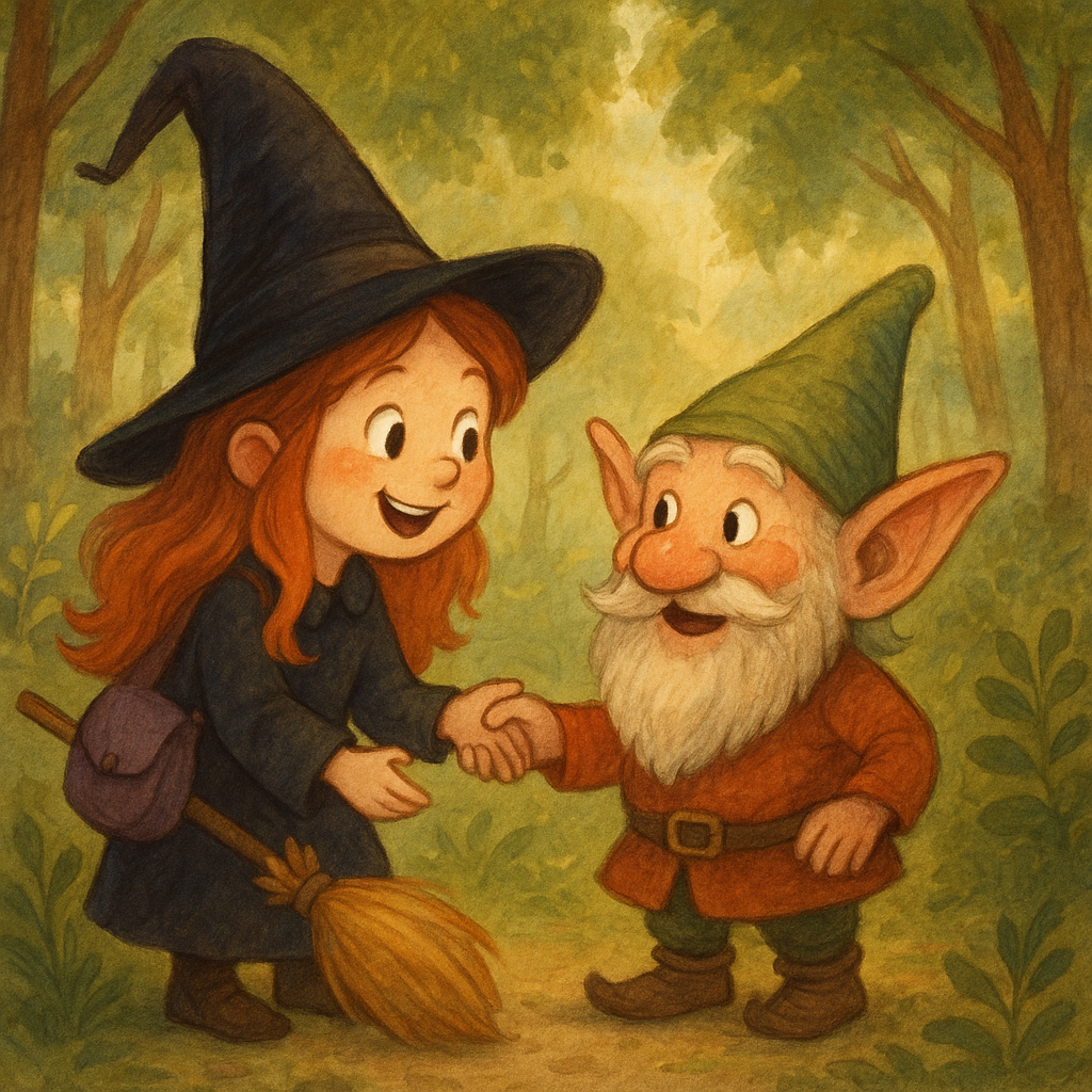 🧙‍♀️ Η Μαγισσούλα και το Ξωτικούλι με τα Μεγάλα Αυτιά