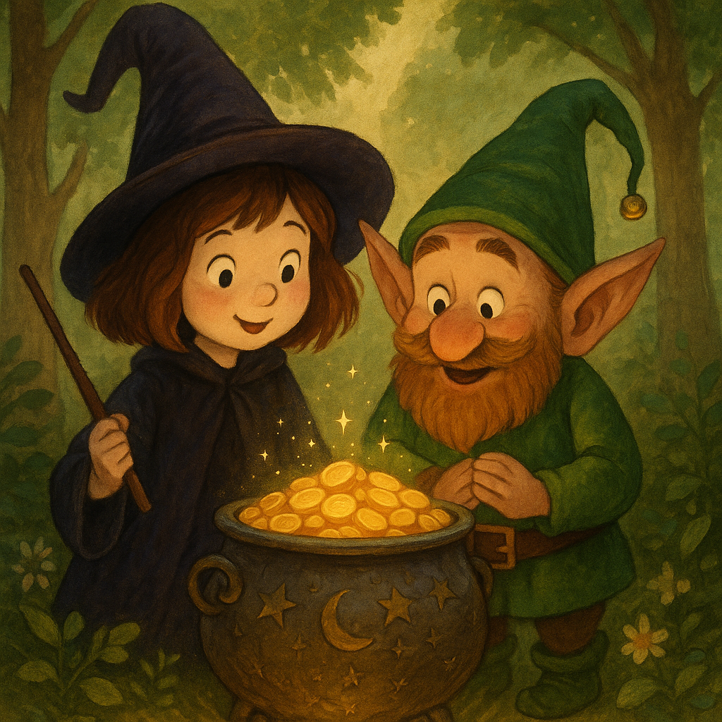 Το Ξωτικούλι και το Μαγικό Τσικάλι με το Χρυσάφι